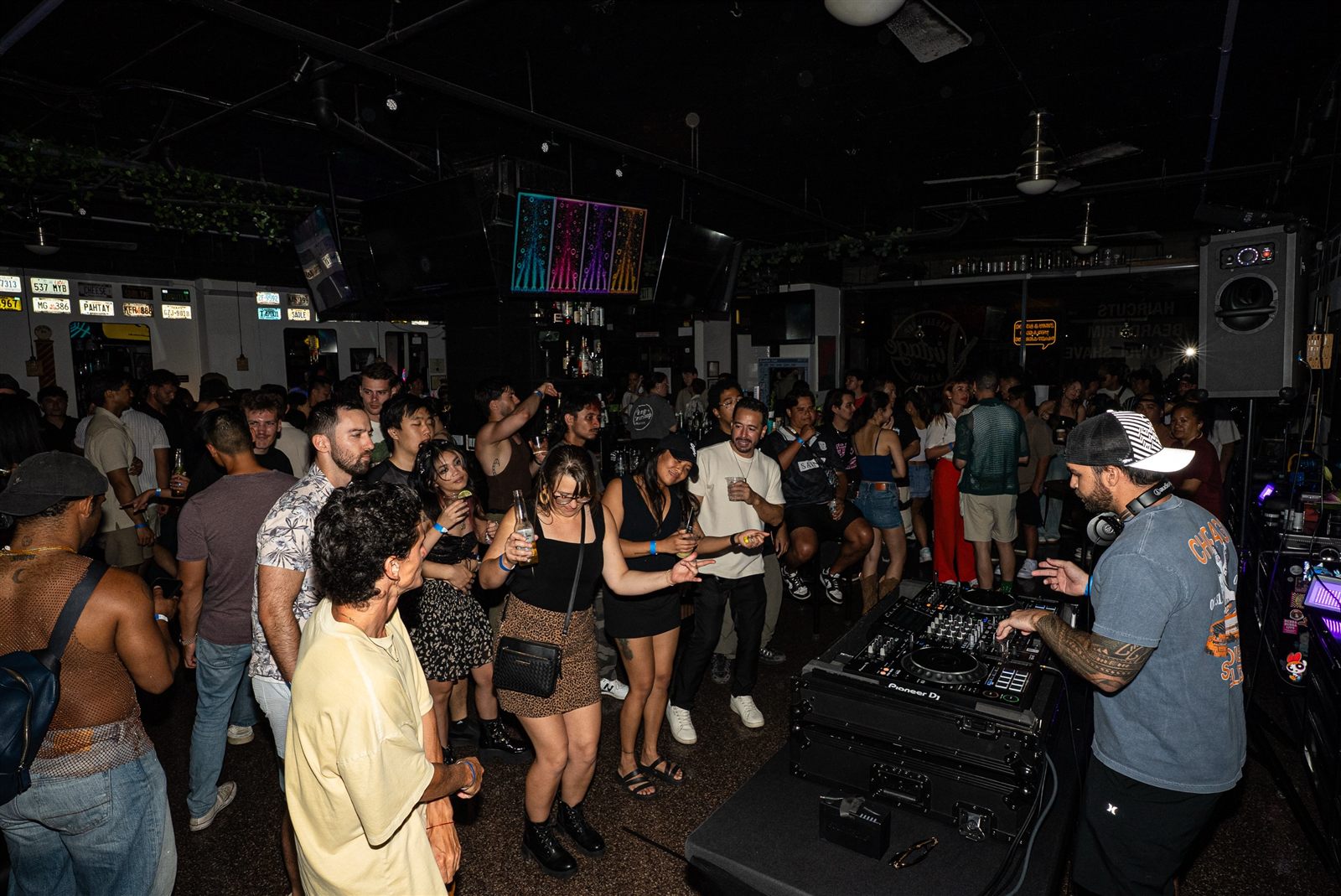 Live DJ event at Vintage Barbershop Bar and Coffee Honolulu