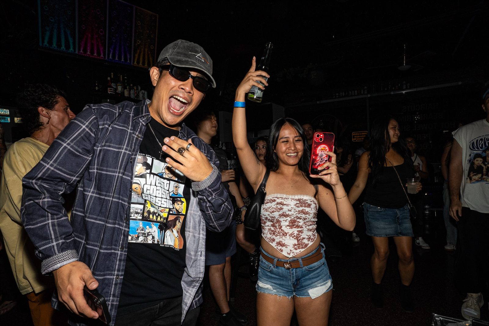 Nightlife party at Vintage Barbershop Bar and Coffee in Downtown Honolulu